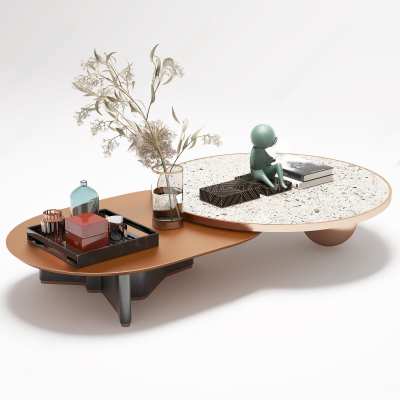 新中式茶几3D模型下载